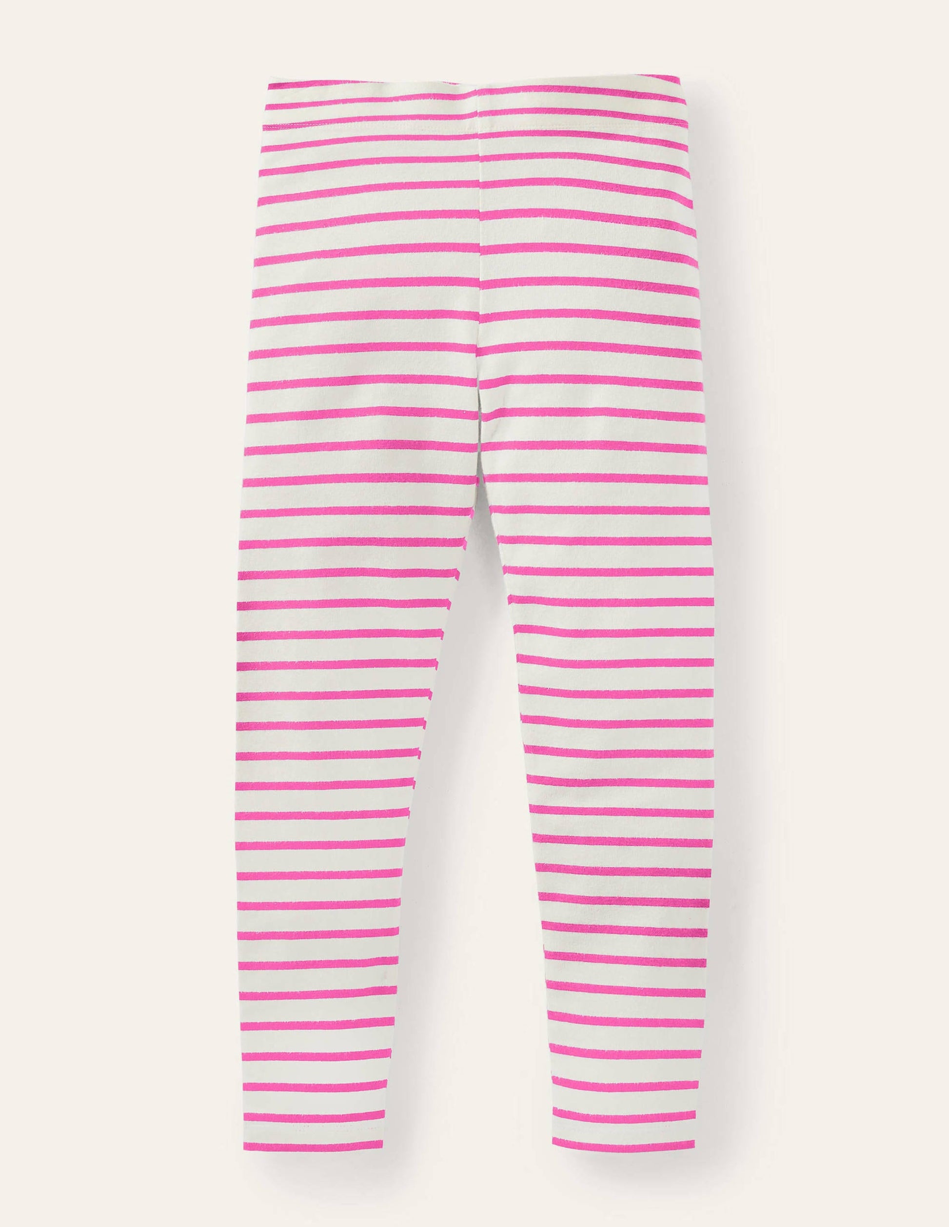 Legging fun-Ivory/Tickled Pink-1