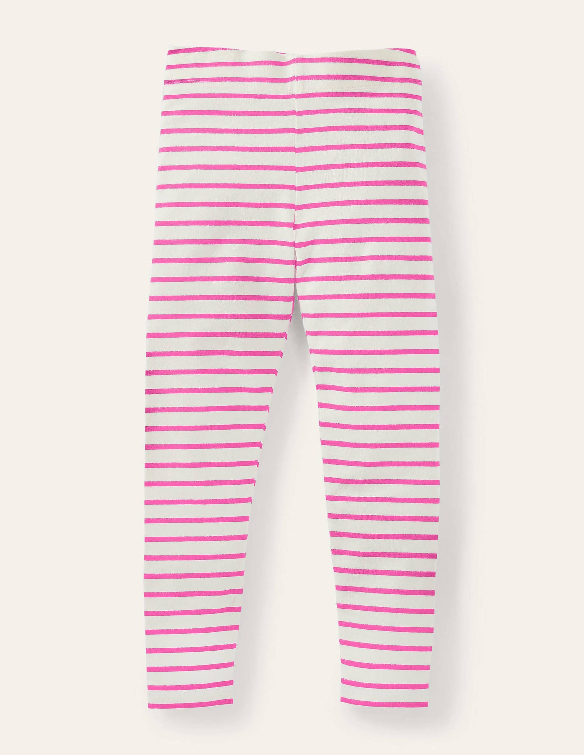 Legging fun-Ivory/Tickled Pink-2
