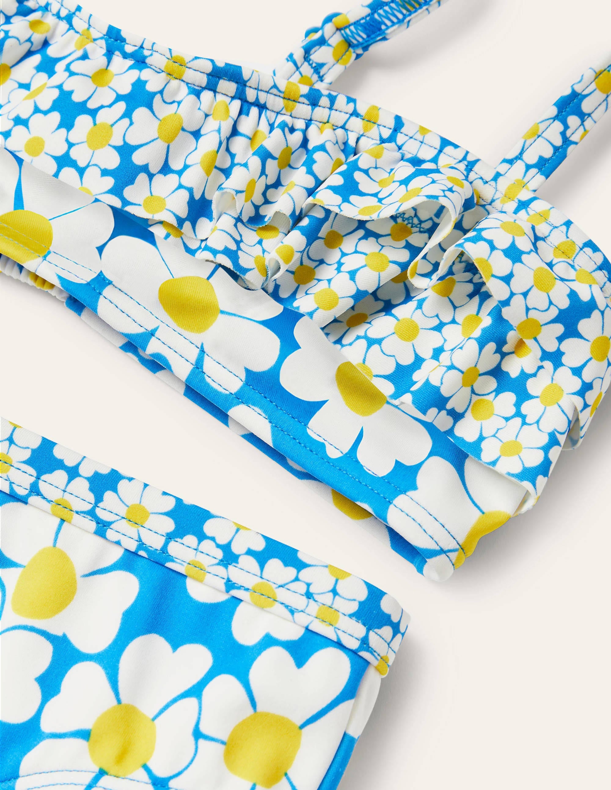 Bikini floral-Lit de pâquerettes bleu marocain - Image 3