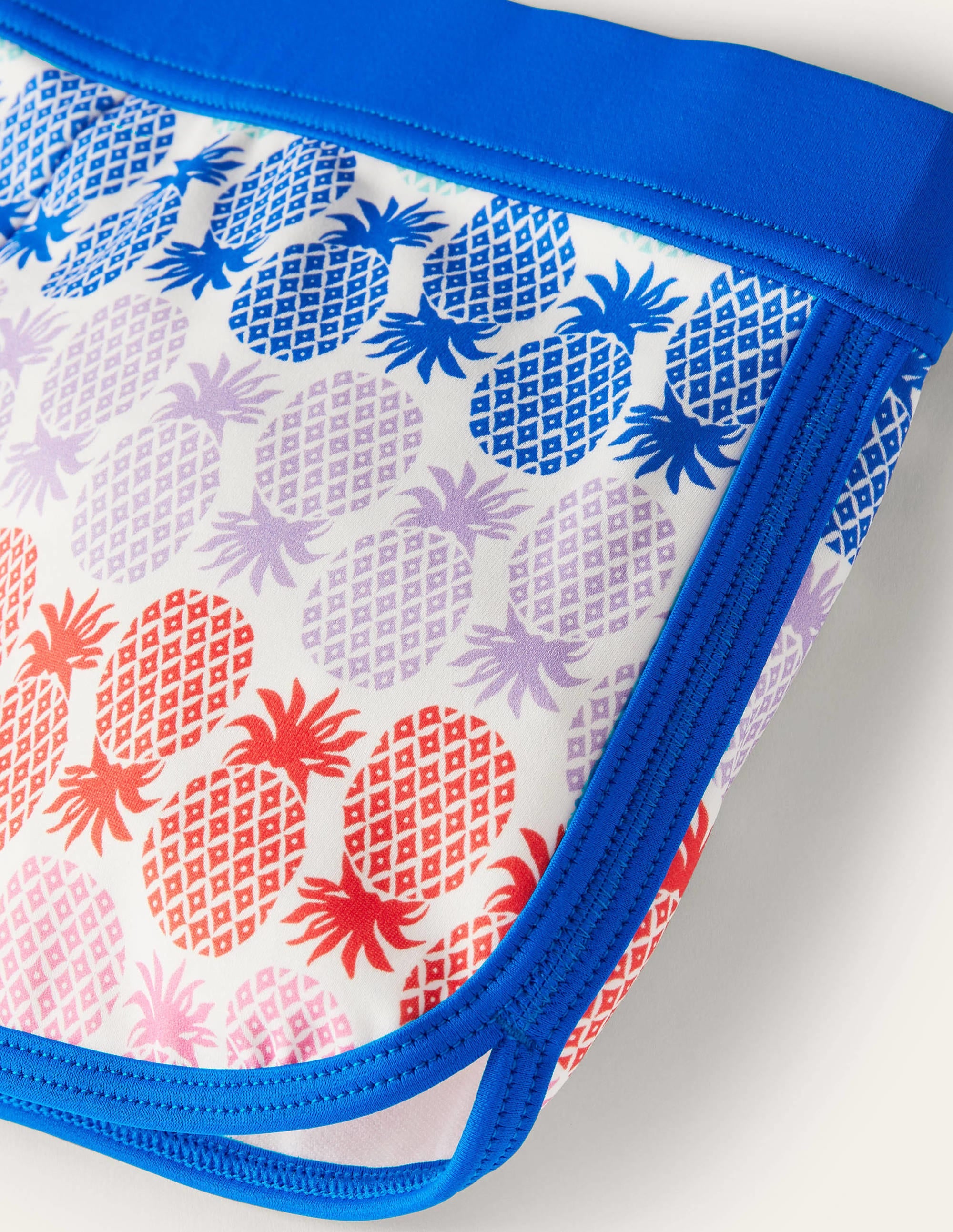 Short de bain à motif-Motif géométrique ananas arc-en-ciel multi - Image 3