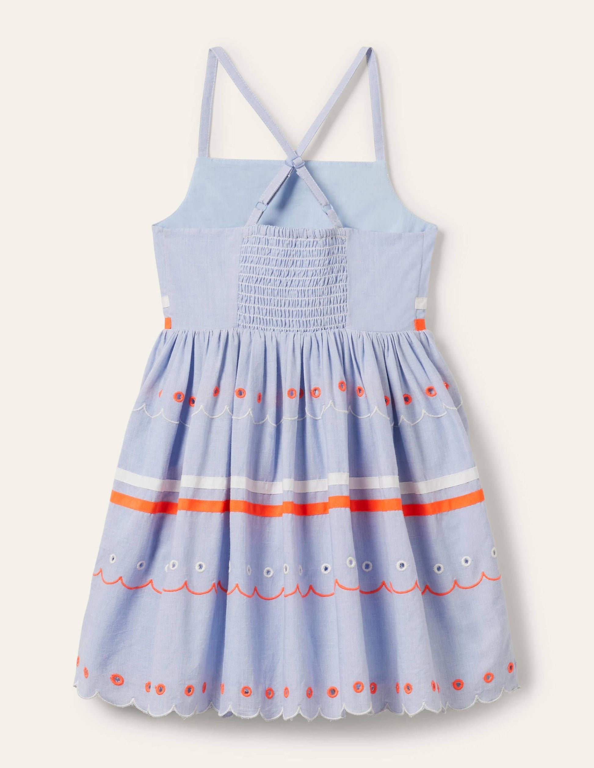 Robe multi-ornementée-Chambray-2