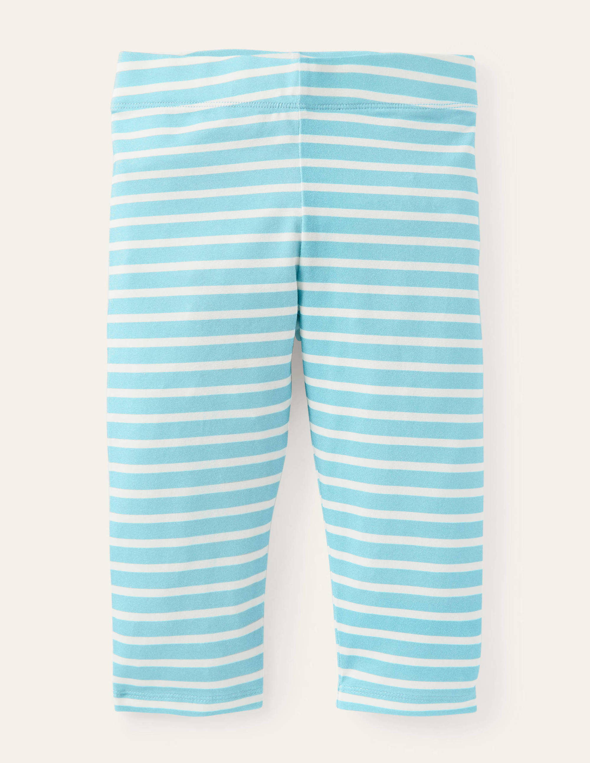 Fröhliche 7/8-Leggings-Wasserblau/Naturweiß - Image 1