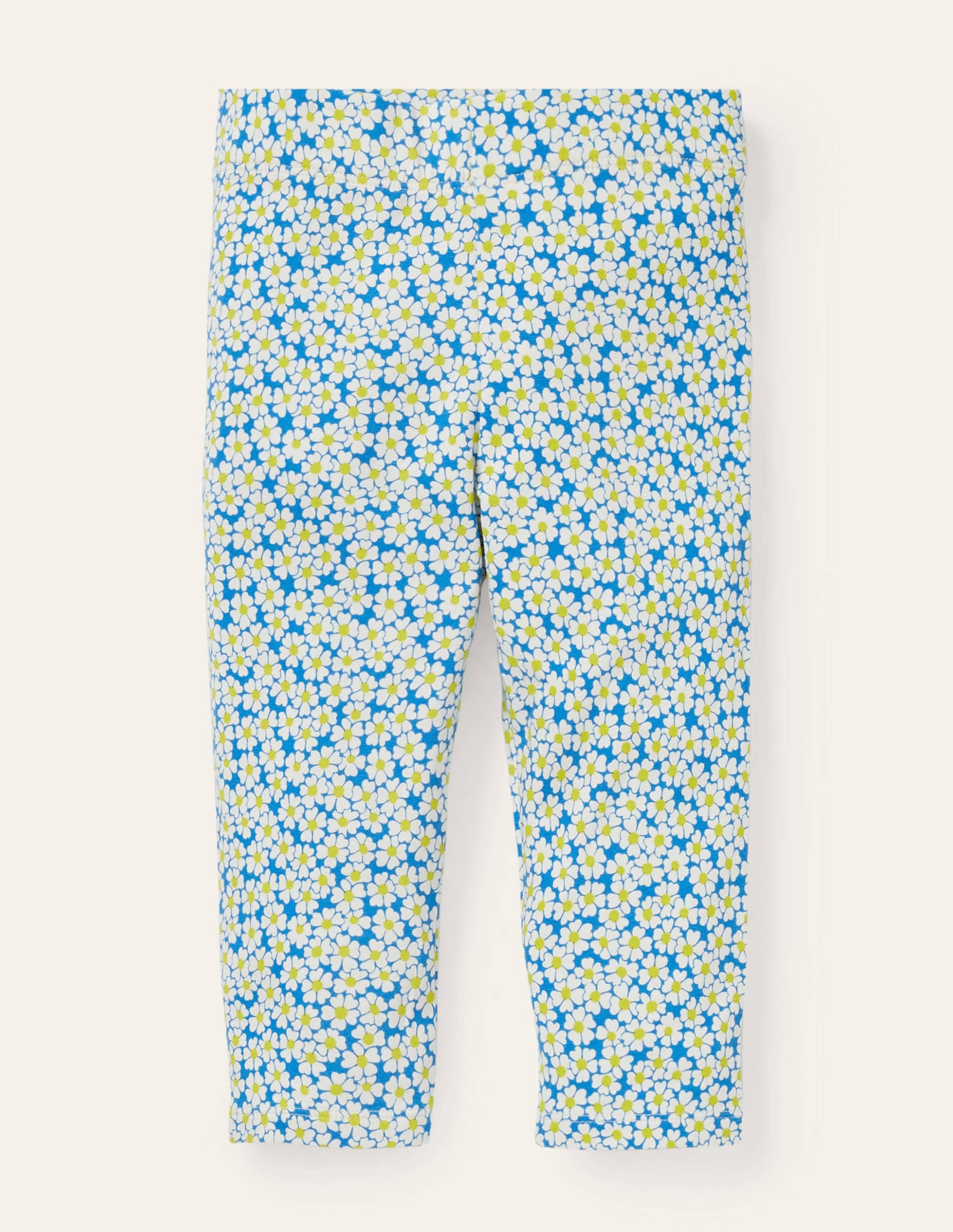 DO NOT USE Legging court fun-Lit de pâquerettes bleu marocain - Image 1
