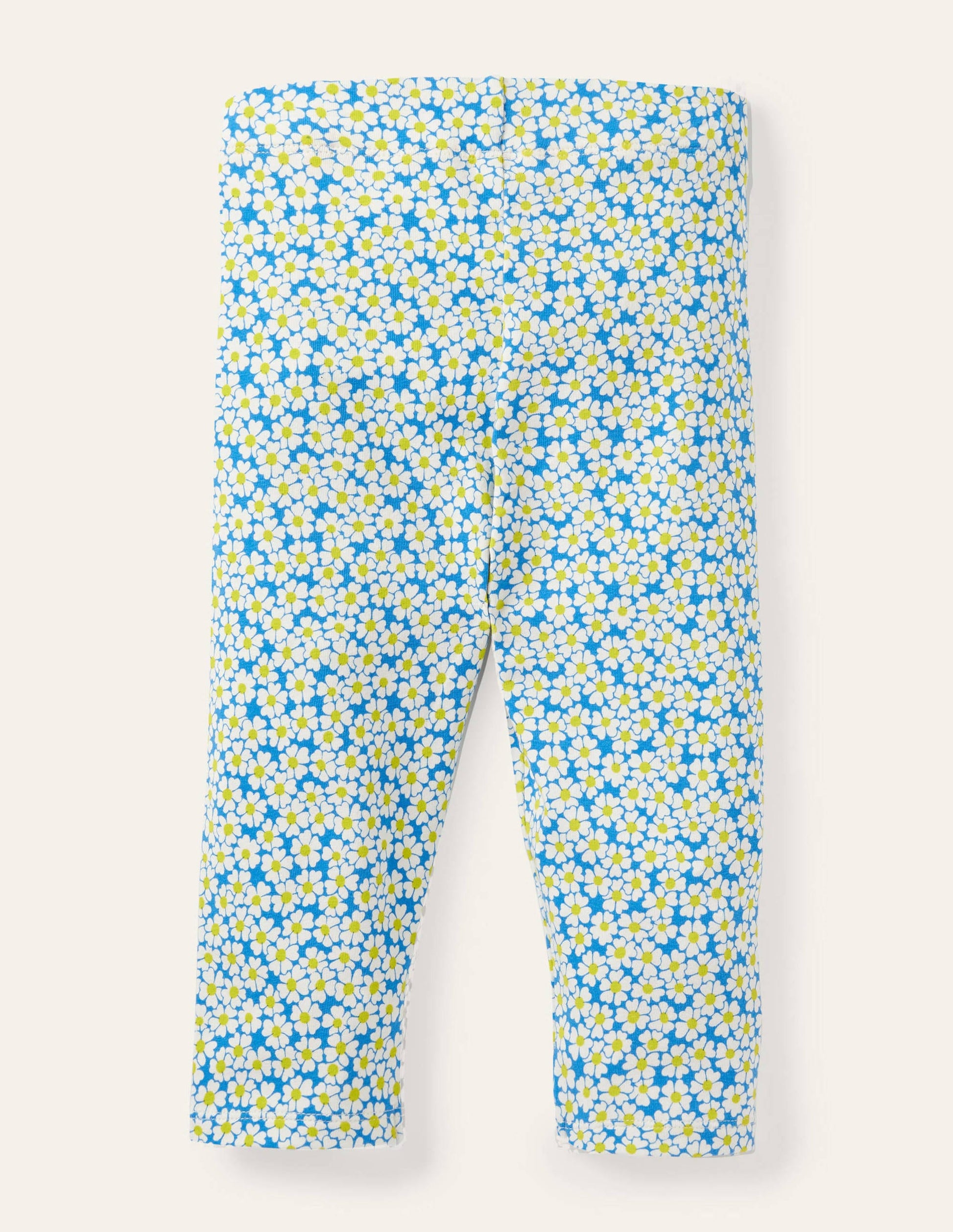 DO NOT USE Legging court fun-Lit de pâquerettes bleu marocain-2