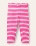 Fröhliche 7/8-Leggings-Pink/Naturweiß