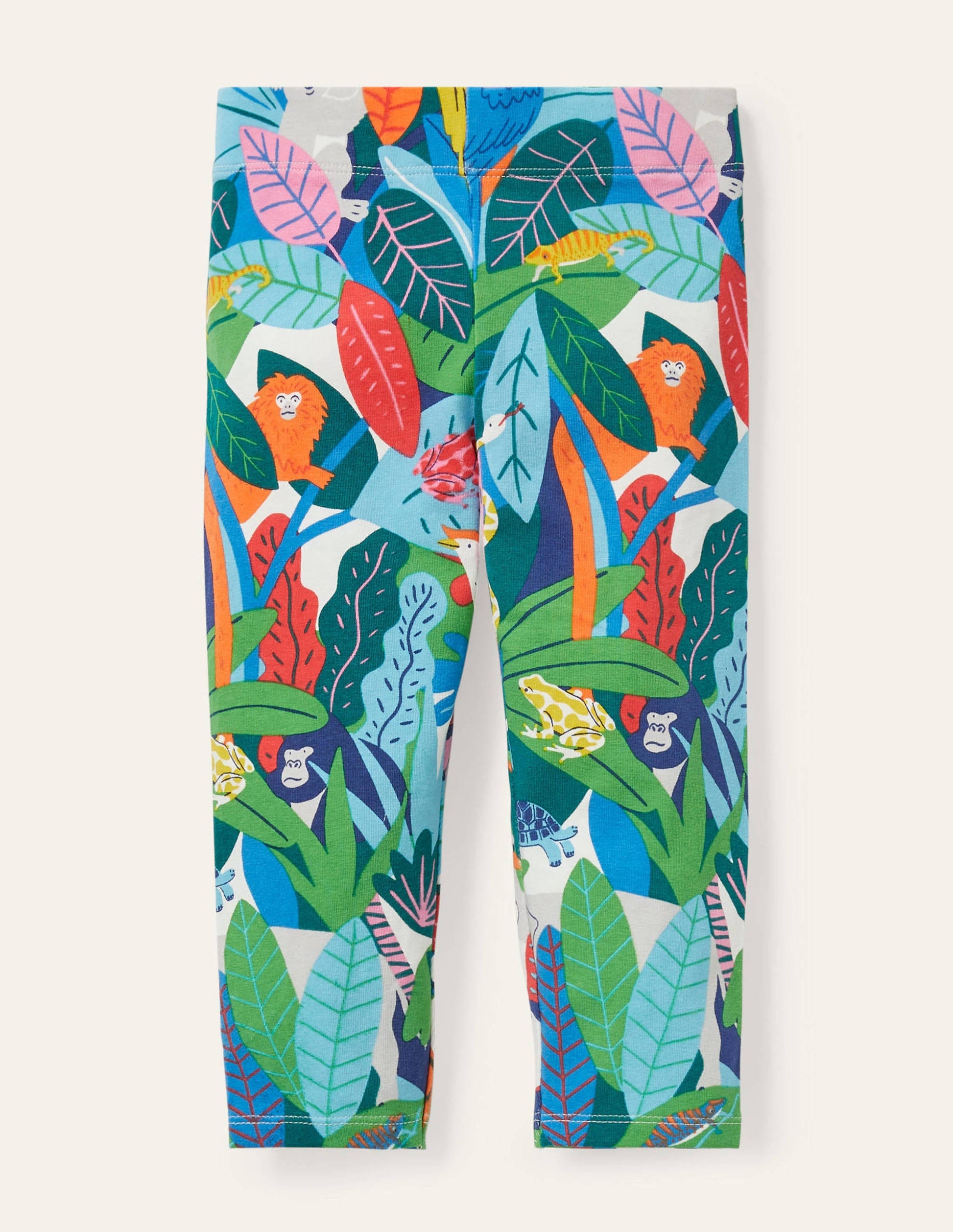 DO NOT USE Legging court fun-Motif jungle menacée multi-1