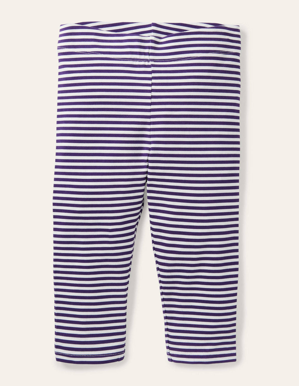 Fun Cropped Leggings-Indigo Navy/ White-1