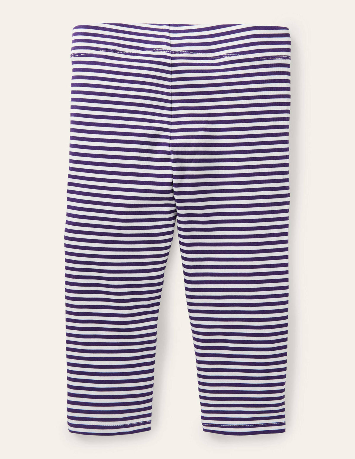 Fun Cropped Leggings-Indigo Navy/ White - Image 2