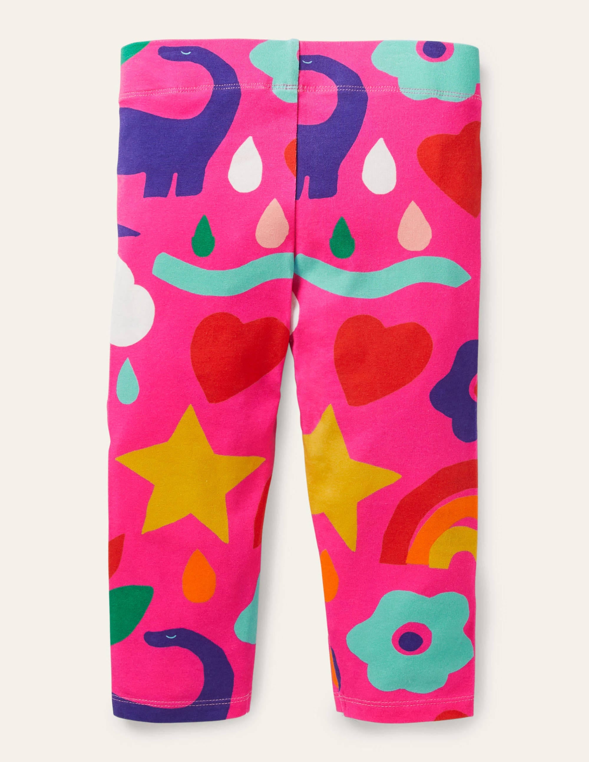 DO NOT USE Legging court fun-Motif Happy Dino rose bonheur - Image 2