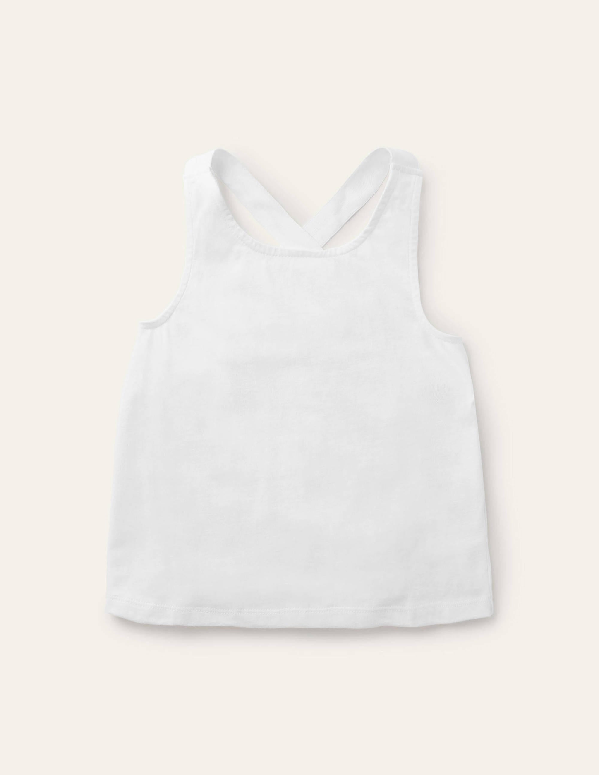 Cross-Back Vest-White - Image 1