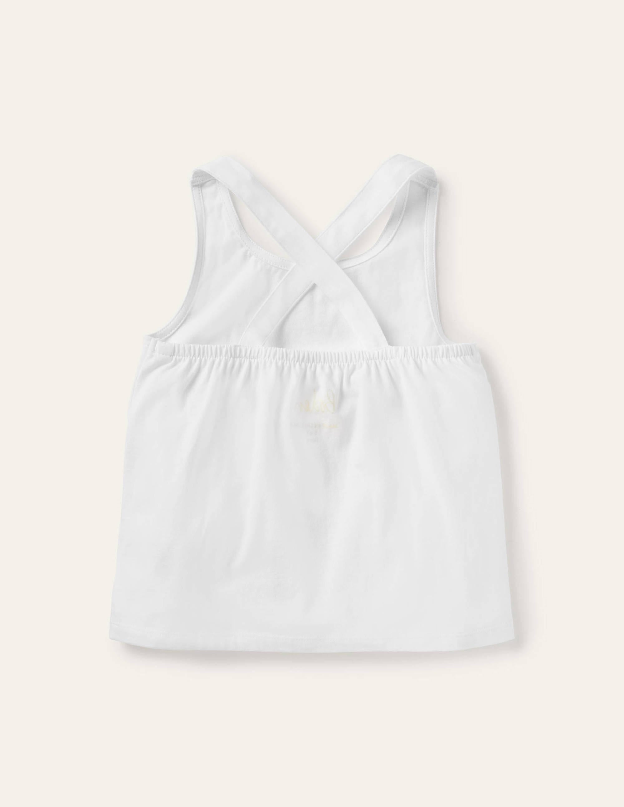 Cross-Back Vest-White - Image 2