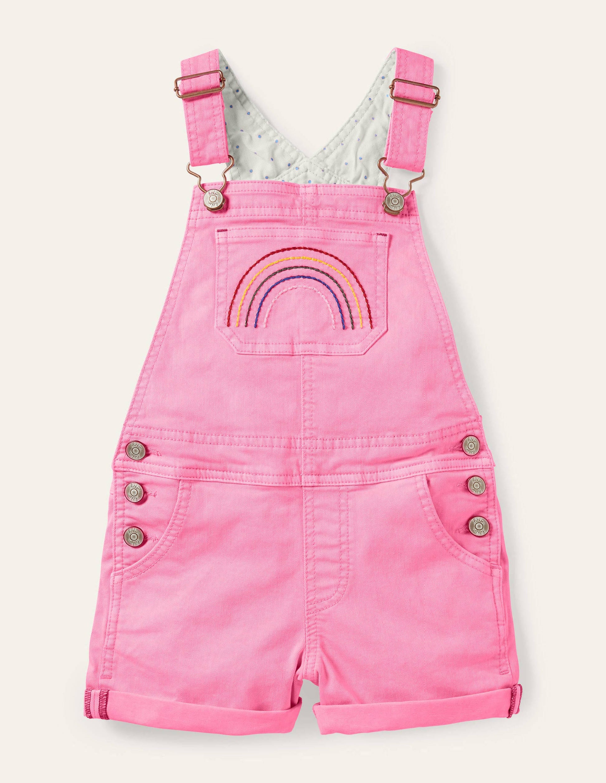 Fröhliche kurze Latzhose-Festivalrosa-1