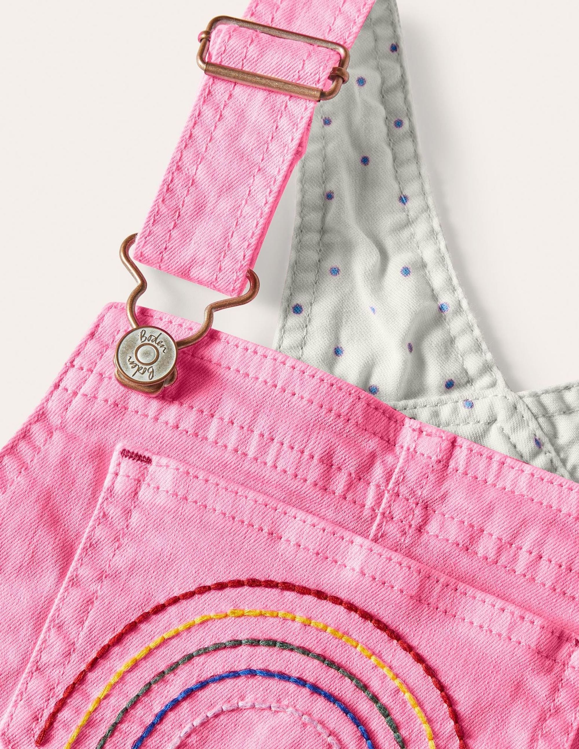 Fröhliche kurze Latzhose-Festivalrosa - Image 3