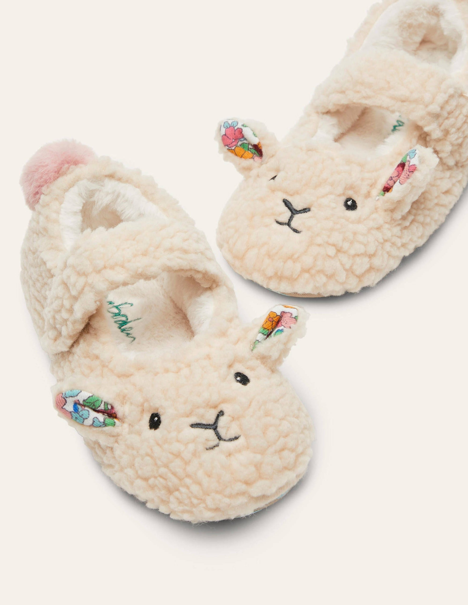Originelle Slipper-Hellbeige, Schaf-1