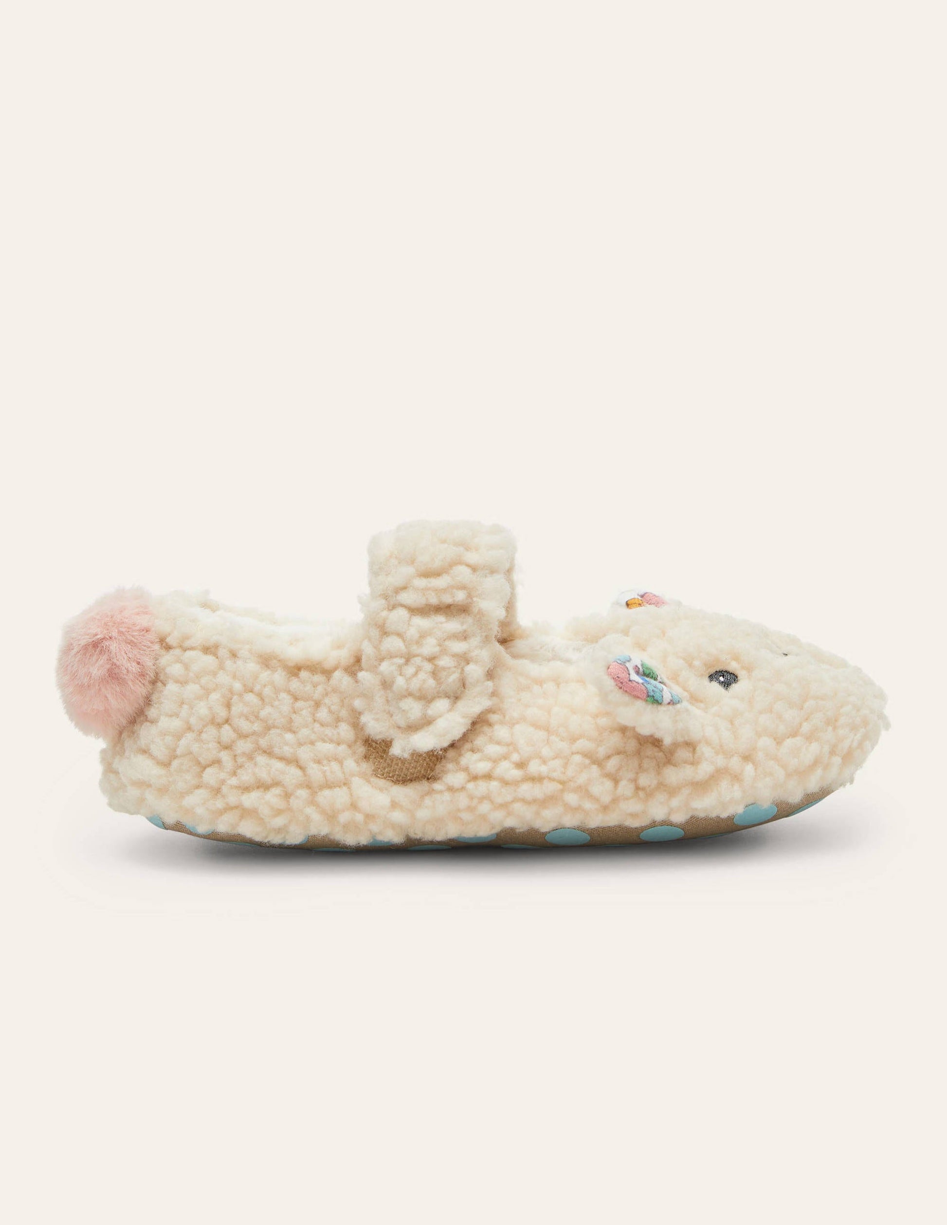 Originelle Slipper-Hellbeige, Schaf-2