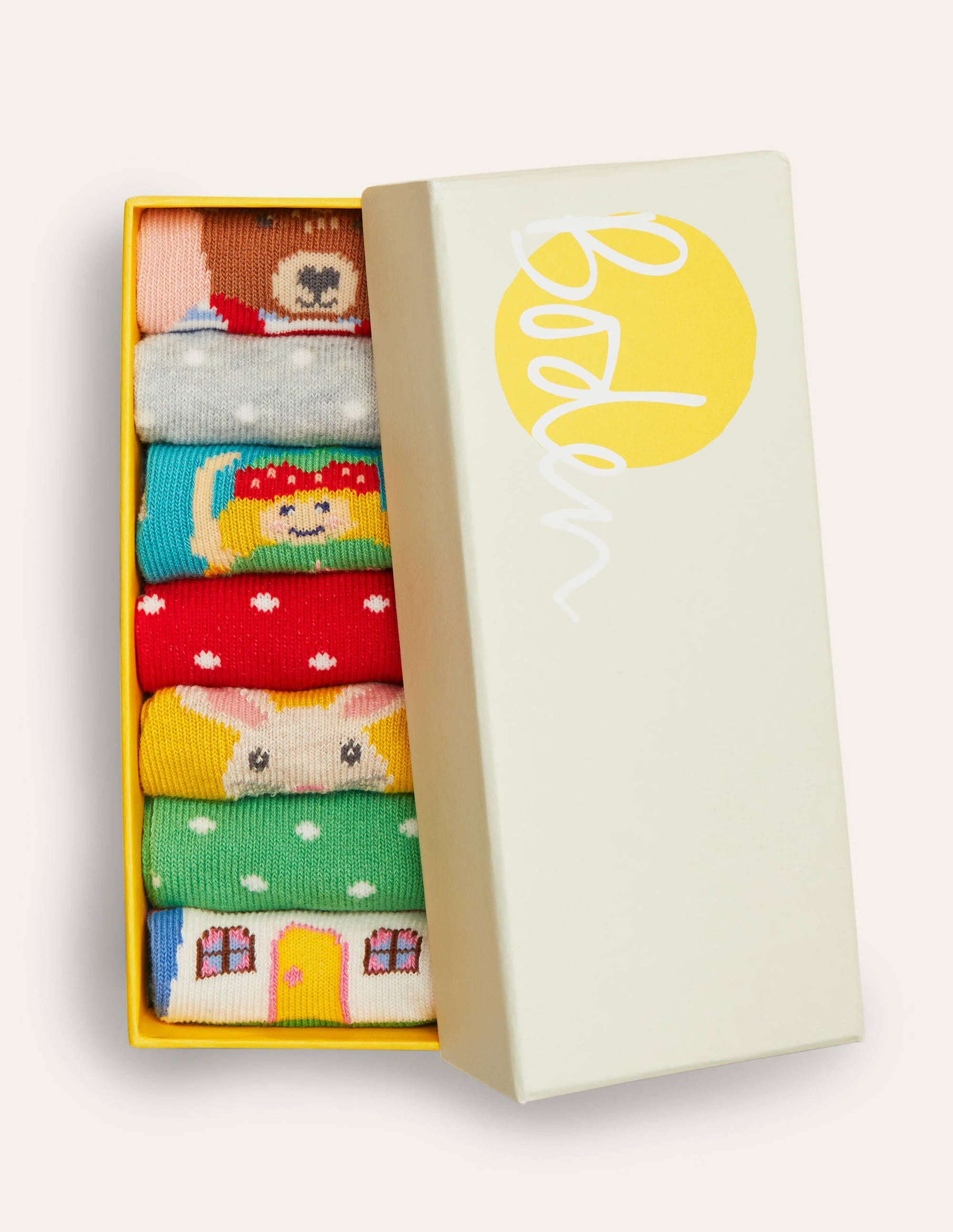 Sock Box 7 Pack-Animals and Fairies - Image 2