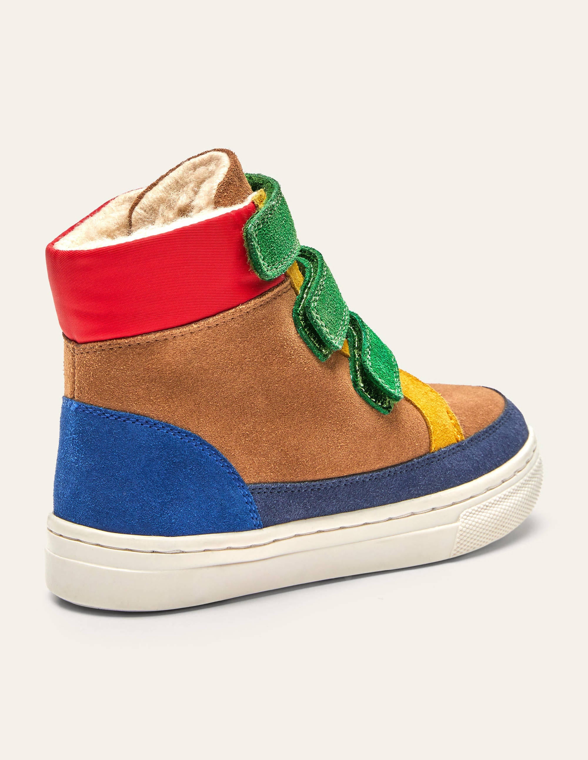 Cosy 3 Strap High Tops-Multi - Image 3