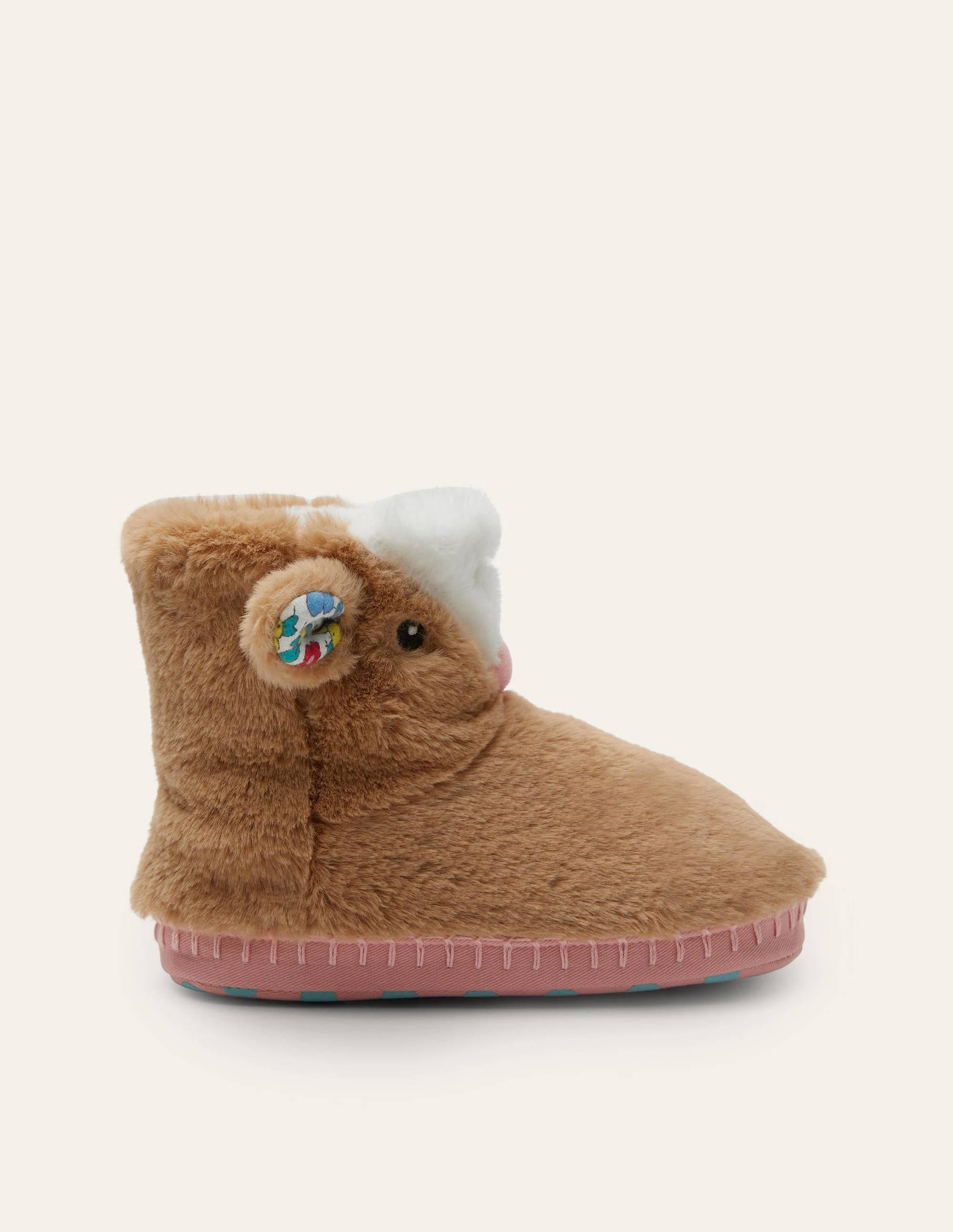 Hausschuhstiefel-Braun, Reh - Image 2