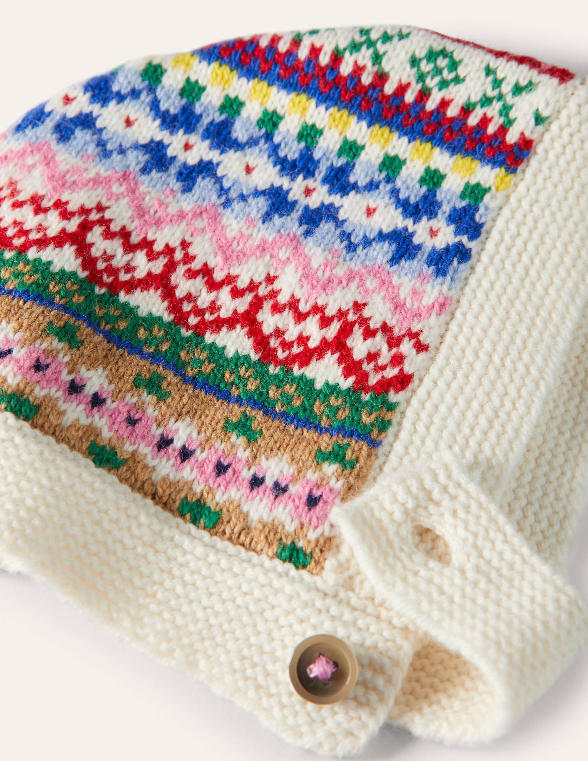 Fair-Isle-Strickhäubchen-Bunt - Image 2