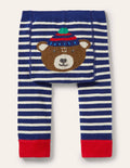 Legging en maille-Ours bleu marine universitaire