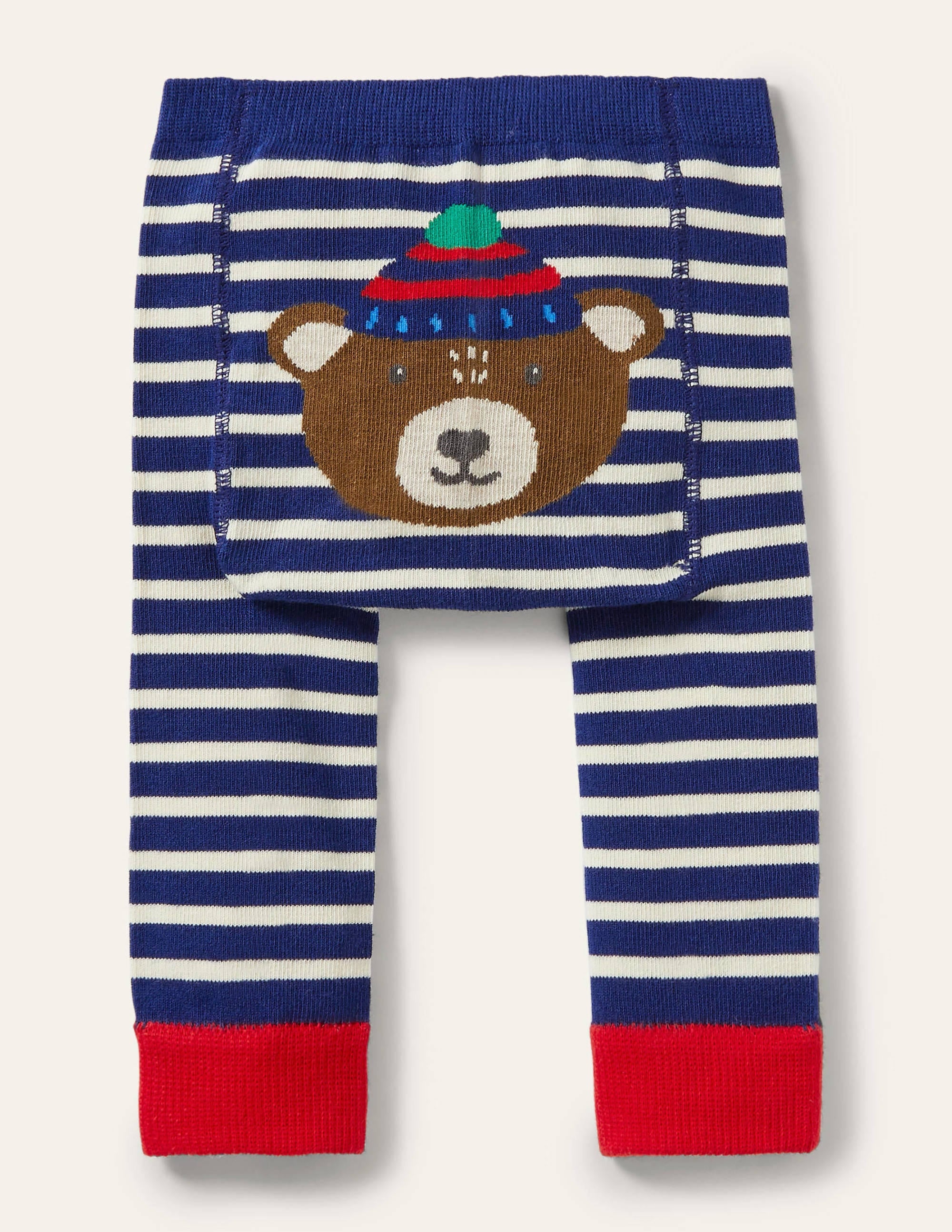 Legging en maille-Ours bleu marine universitaire - Image 1