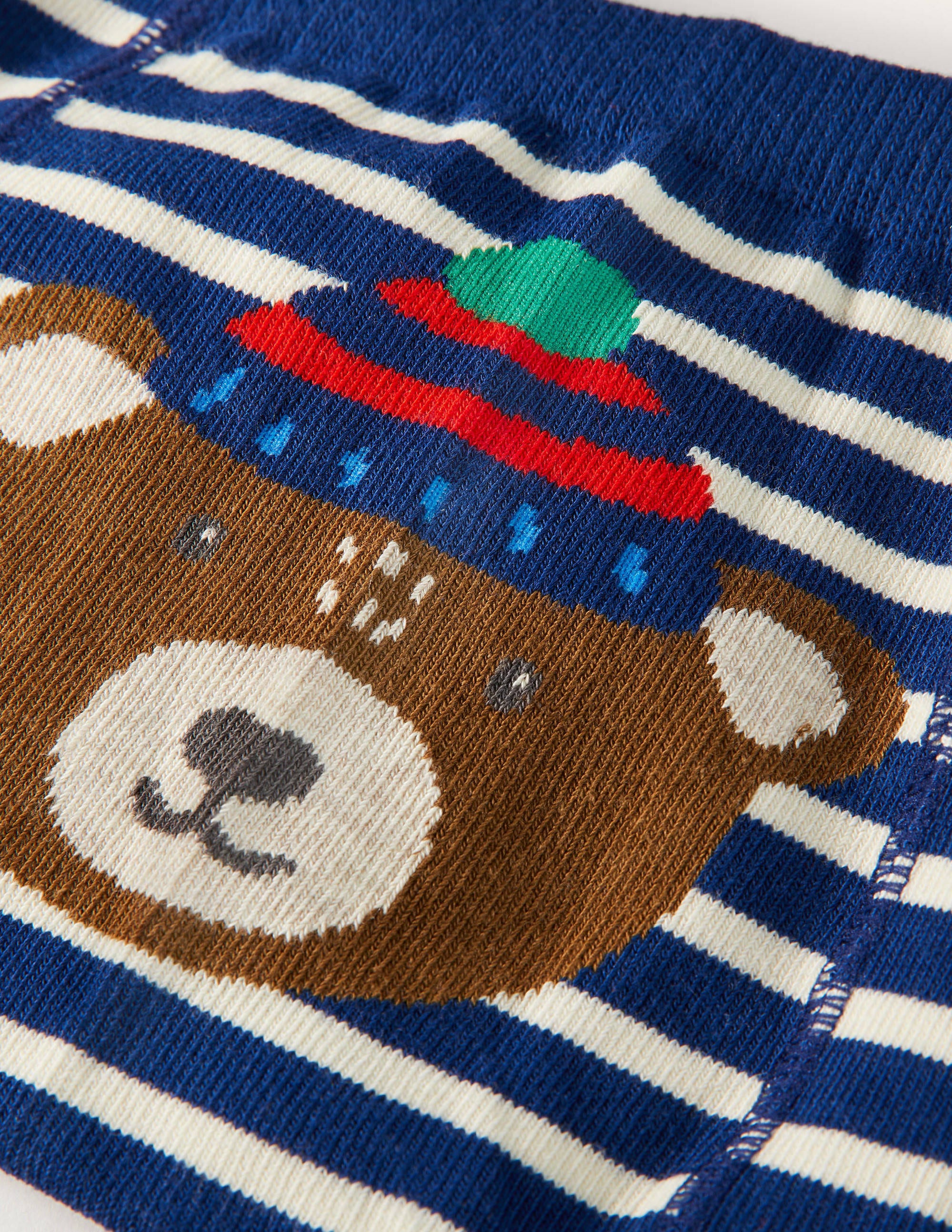 Legging en maille-Ours bleu marine universitaire - Image 2