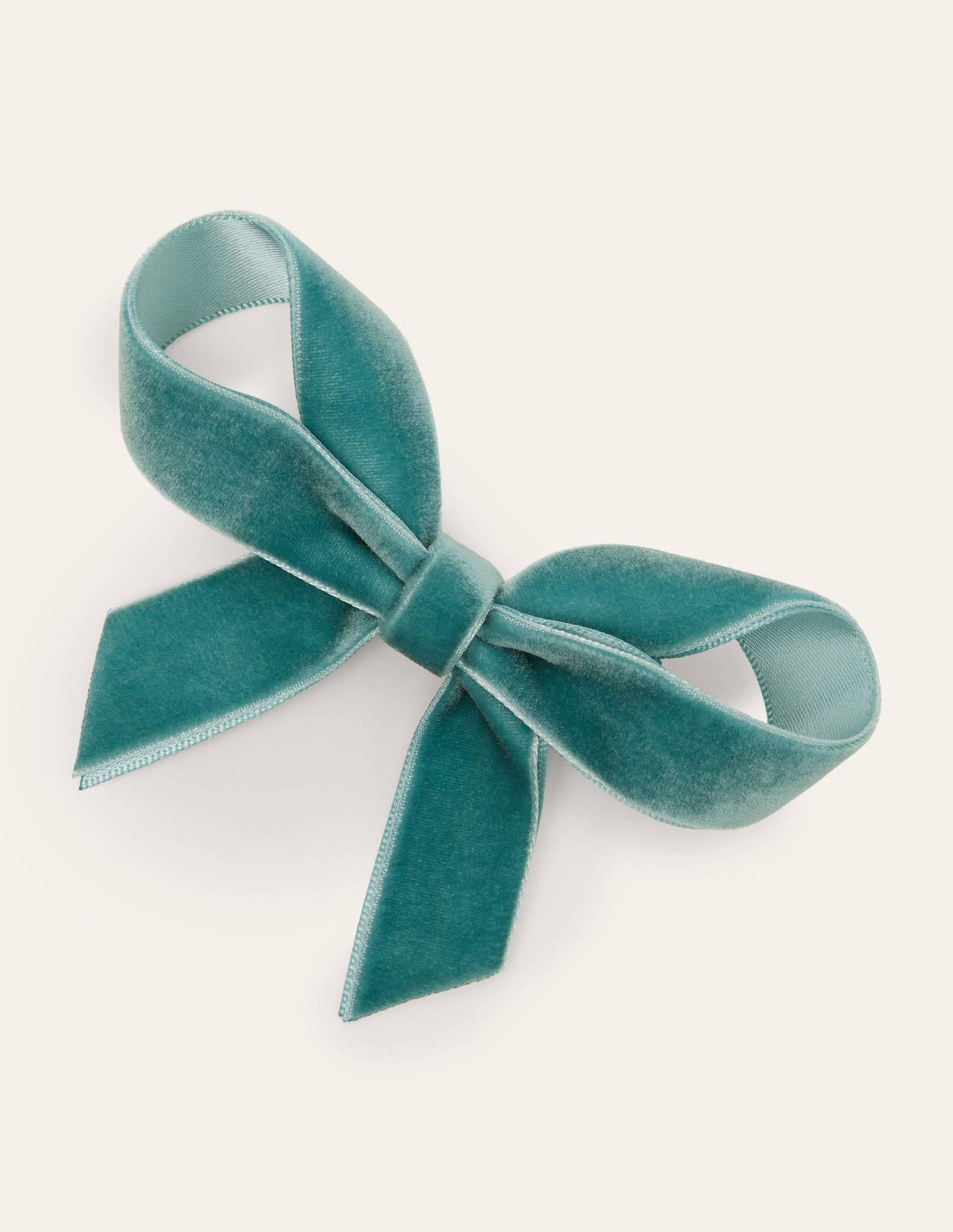 Große Haarspange mit Schleife-Bachblau - Image 1