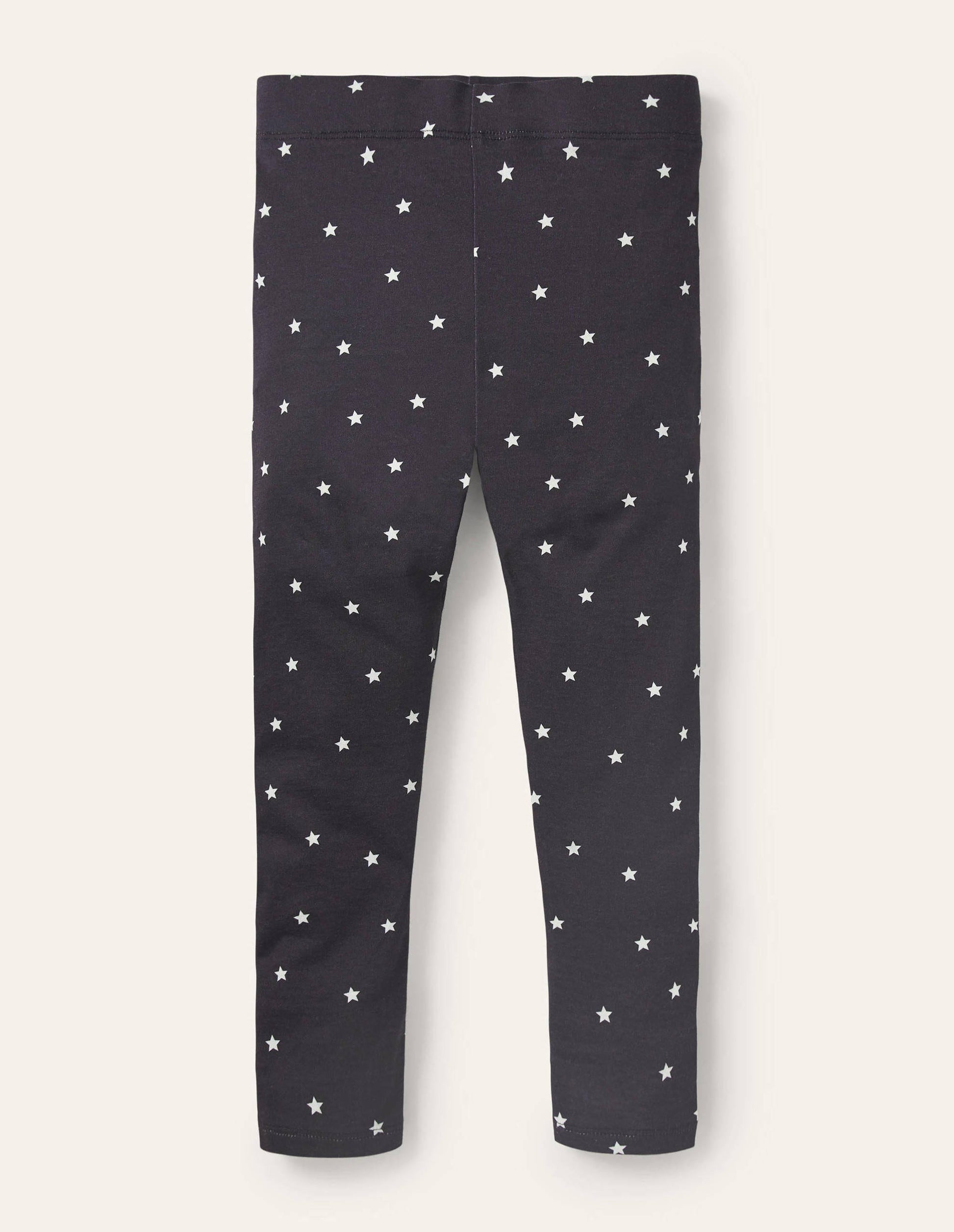 Fröhliche bequeme Leggings-Segelblau/Naturweiß, Sterne-1