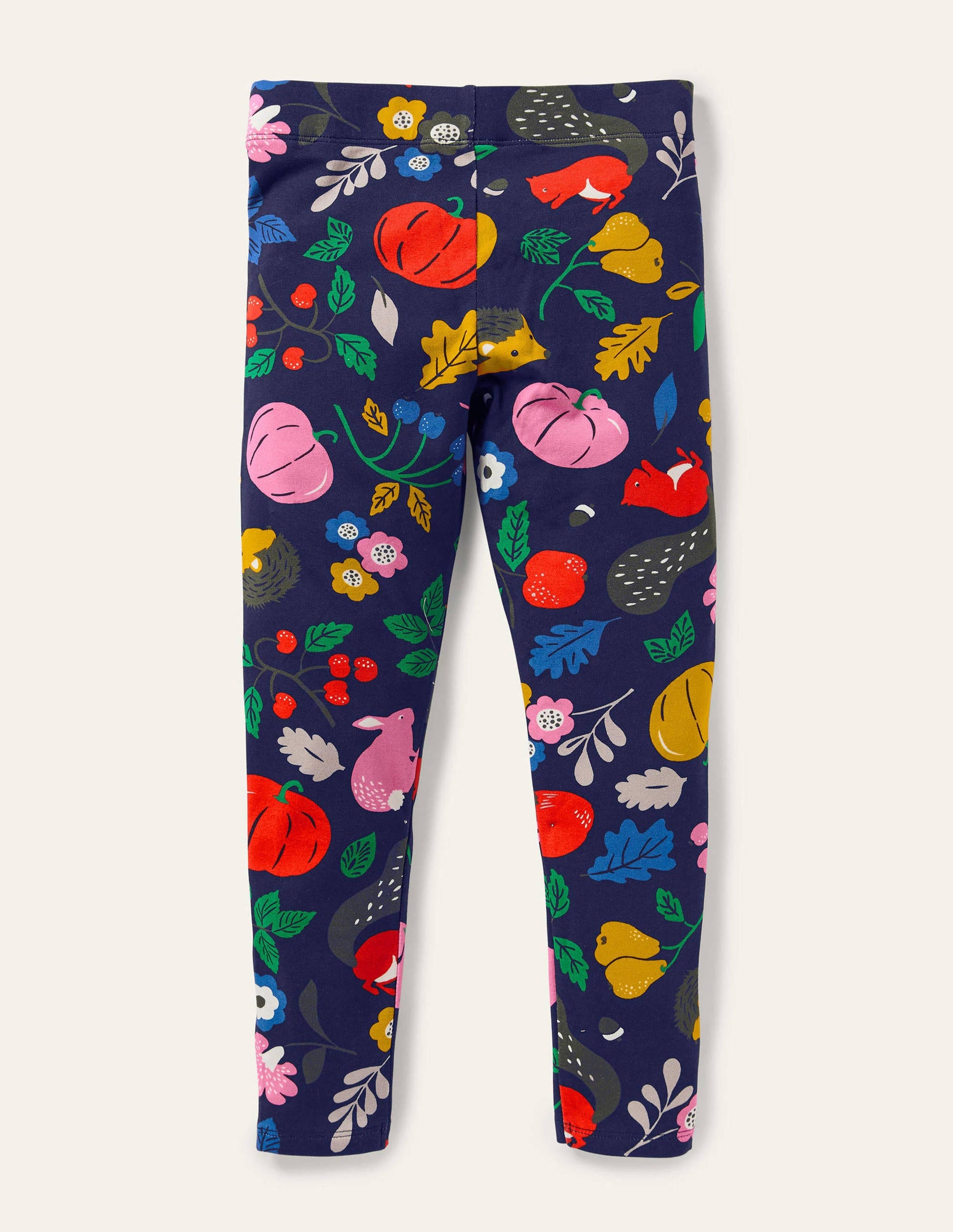 Legging fun et cosy-Amis de la forêt bleu tribord-2