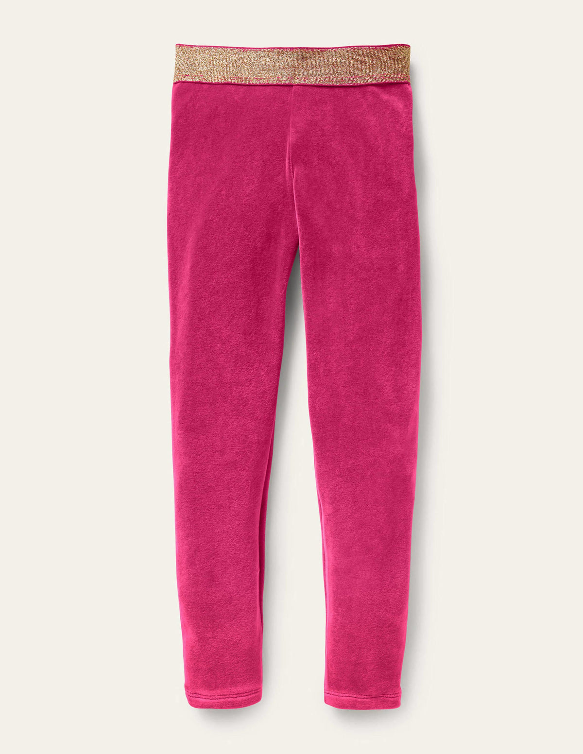 Samtleggings mit Glitzertaille-Rosa, Schafgarbe - Image 1