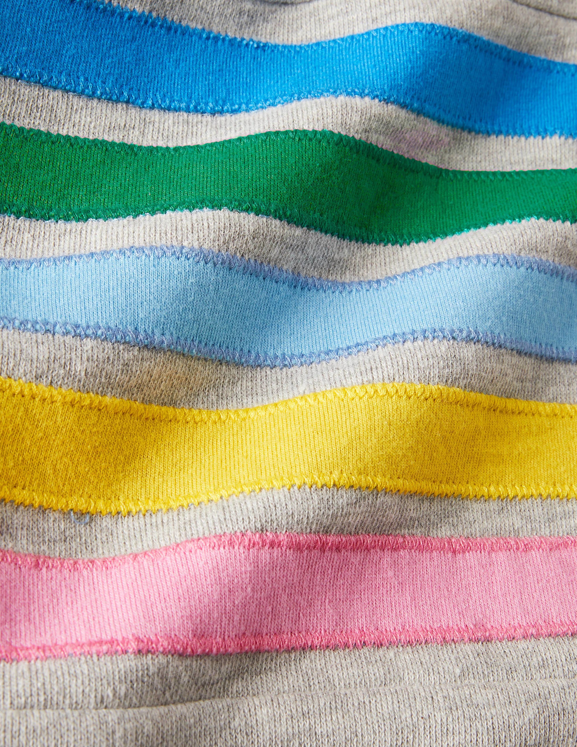 Pantalon de survêtement à genoux renforcés-Arc-en-ciel gris chiné - Image 3