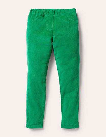 Cord-Leggings-Schottengrün