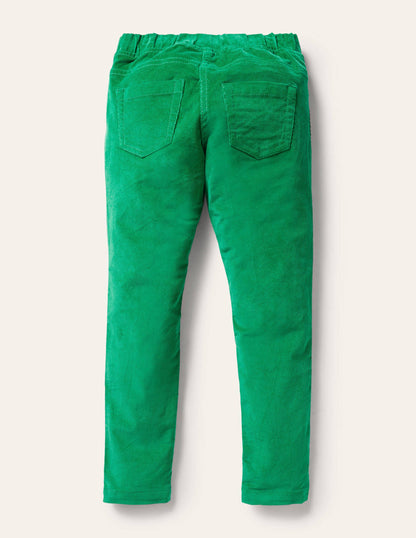 Cord-Leggings-Schottengrün