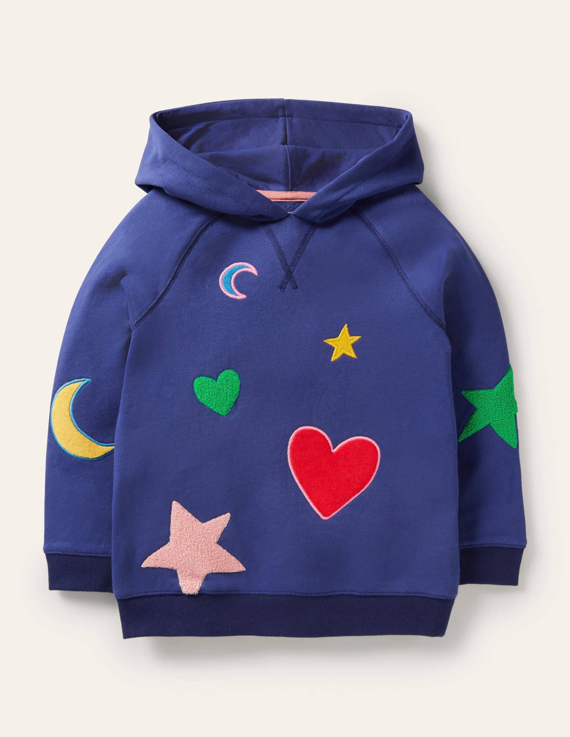 Appliqué Hoodie-Starboard Blue Stars-1