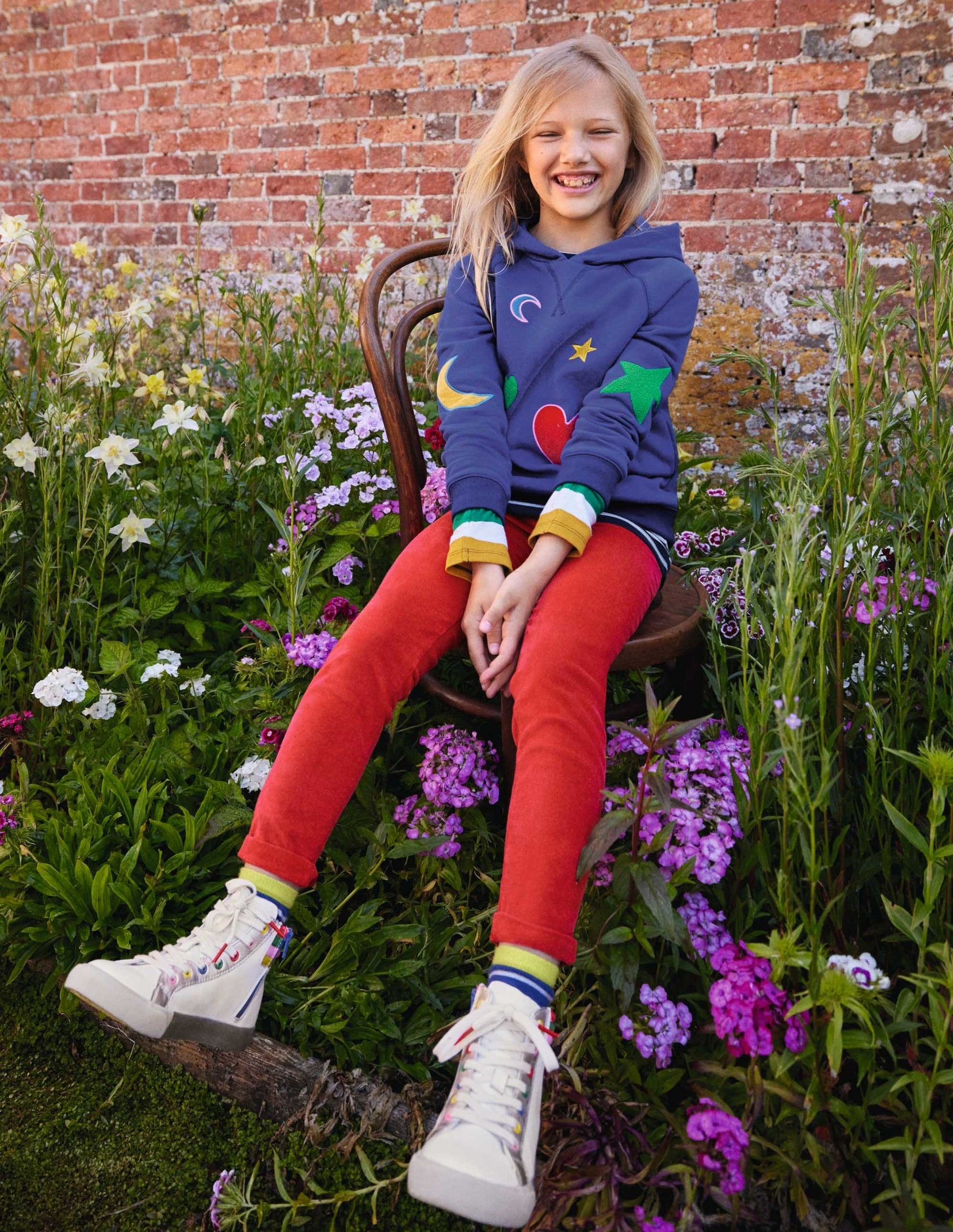 Appliqué Hoodie-Starboard Blue Stars-4