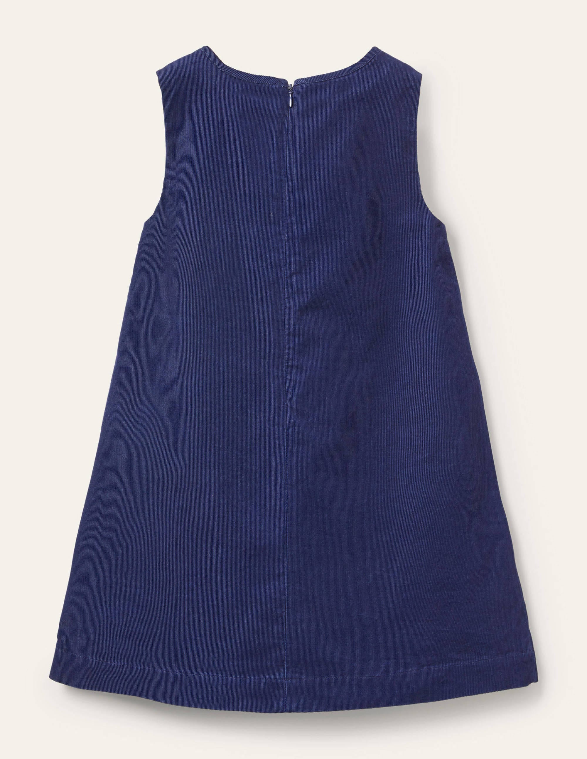 Cord-Schürzenkleid mit Applikation-Schuluniform-Navy, Mäuse - Image 2