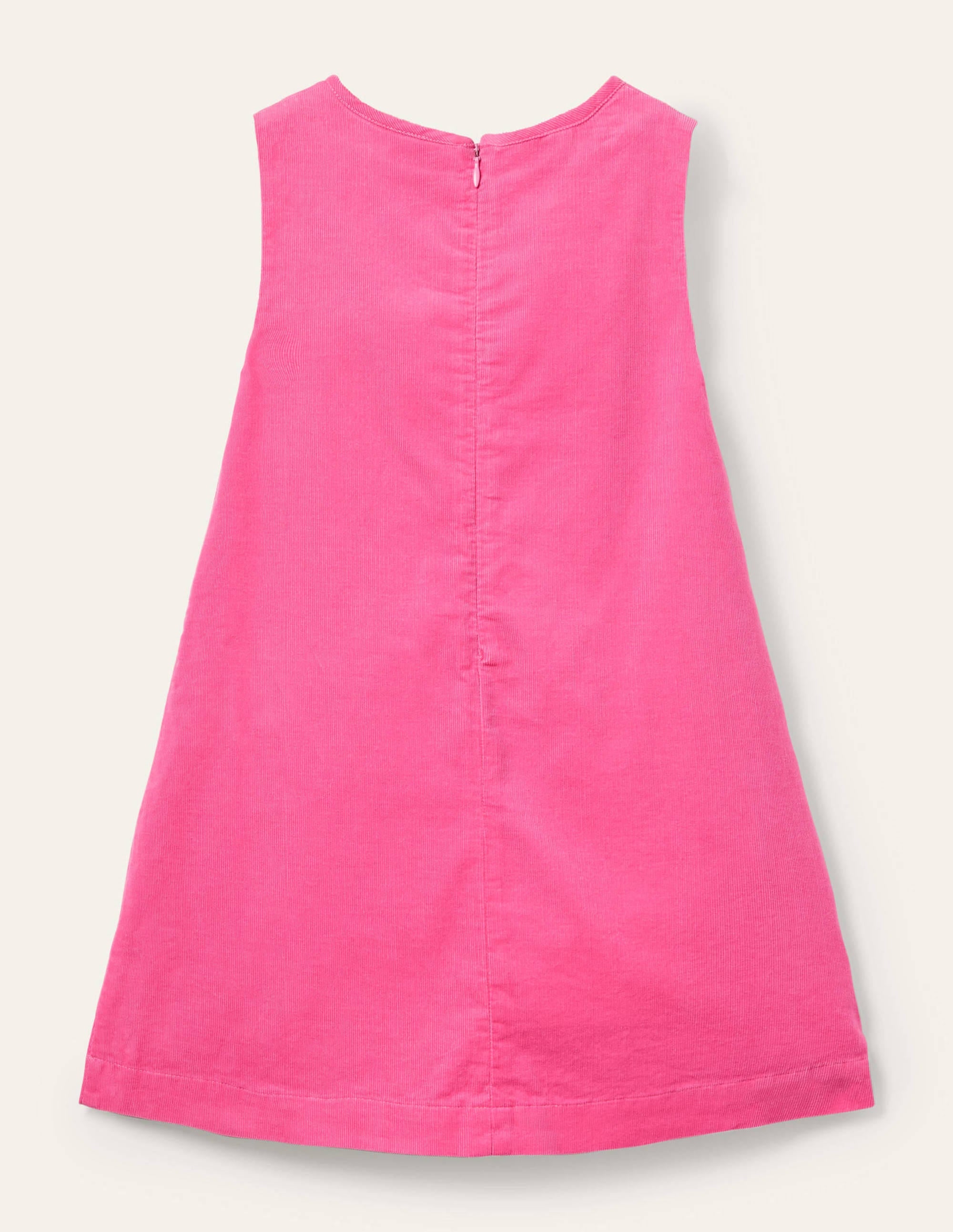 Robe chasuble à appliqué en velours côtelé-Renards rose pétale vif - Image 2