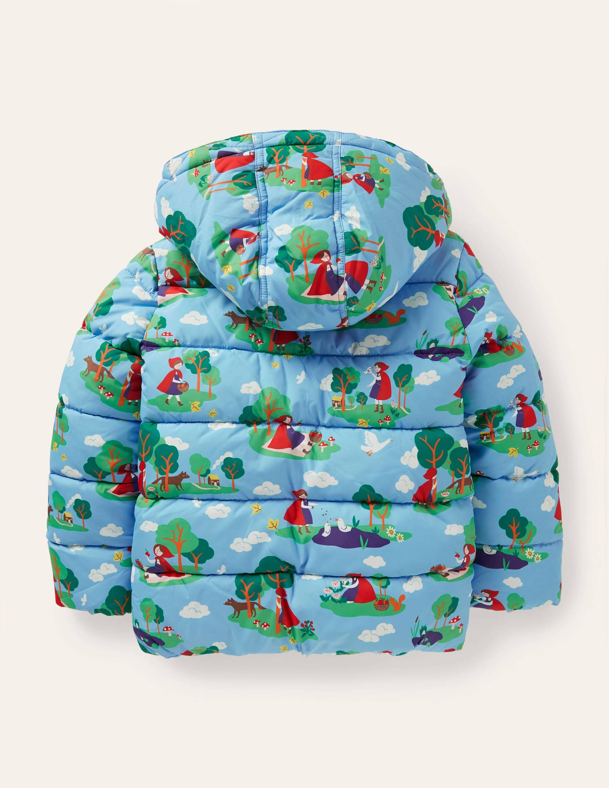 Doudoune cosy-Petit chaperon rouge bleu surf - Image 2