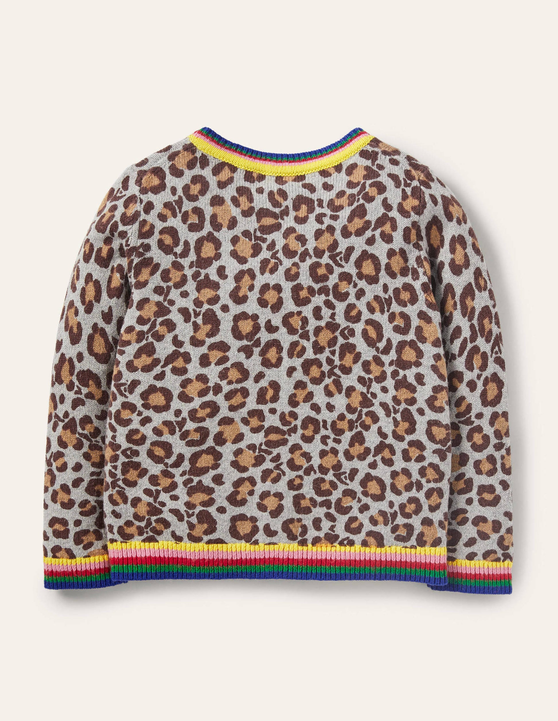 Gilet fun-Léopard arc-en-ciel multi-2