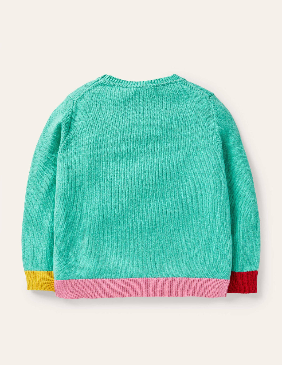 Fröhlicher Pullover-Bachblau, Ballerina/Häschen-2
