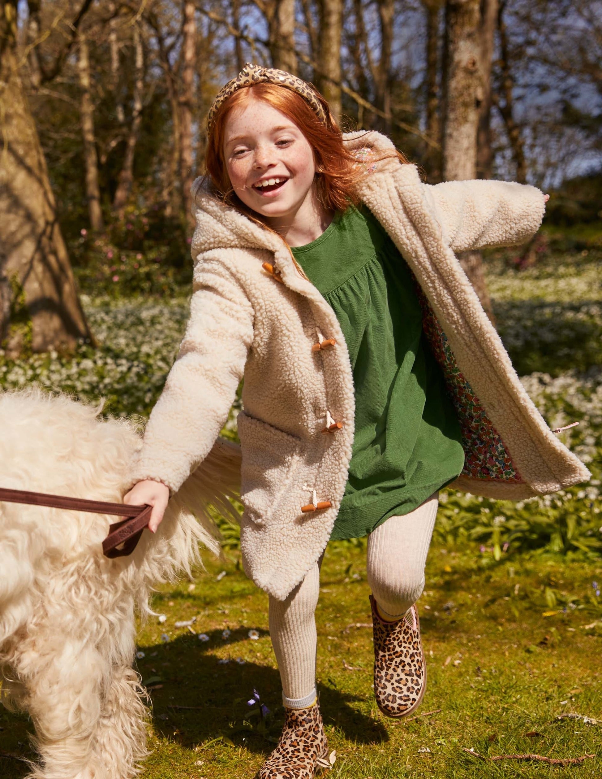 Cosy Borg Duffle Coat-Oatmeal-4