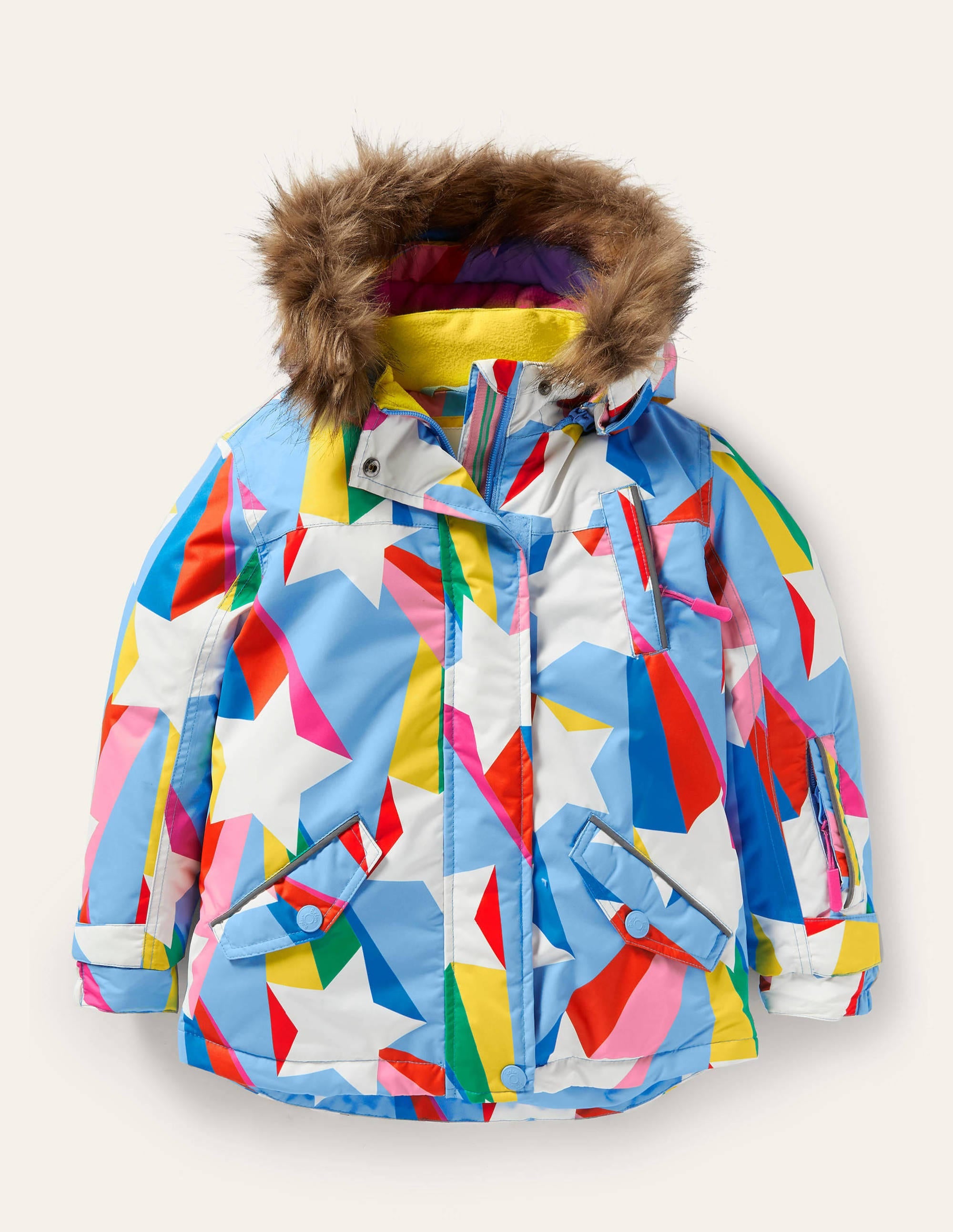 Veste imperméable pour tous les temps-Étoile arc-en-ciel bleu surf - Image 1