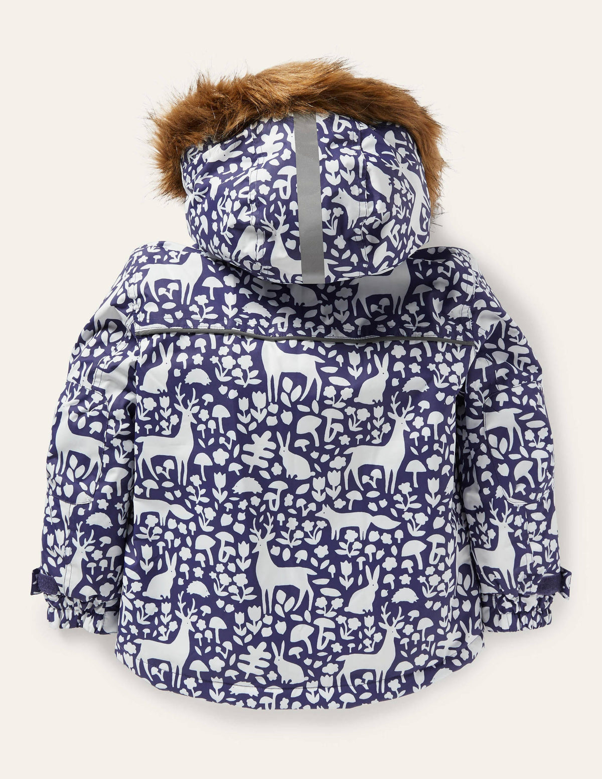 Wasserdichte Allwetterjacke-Navy, Wald - Image 2