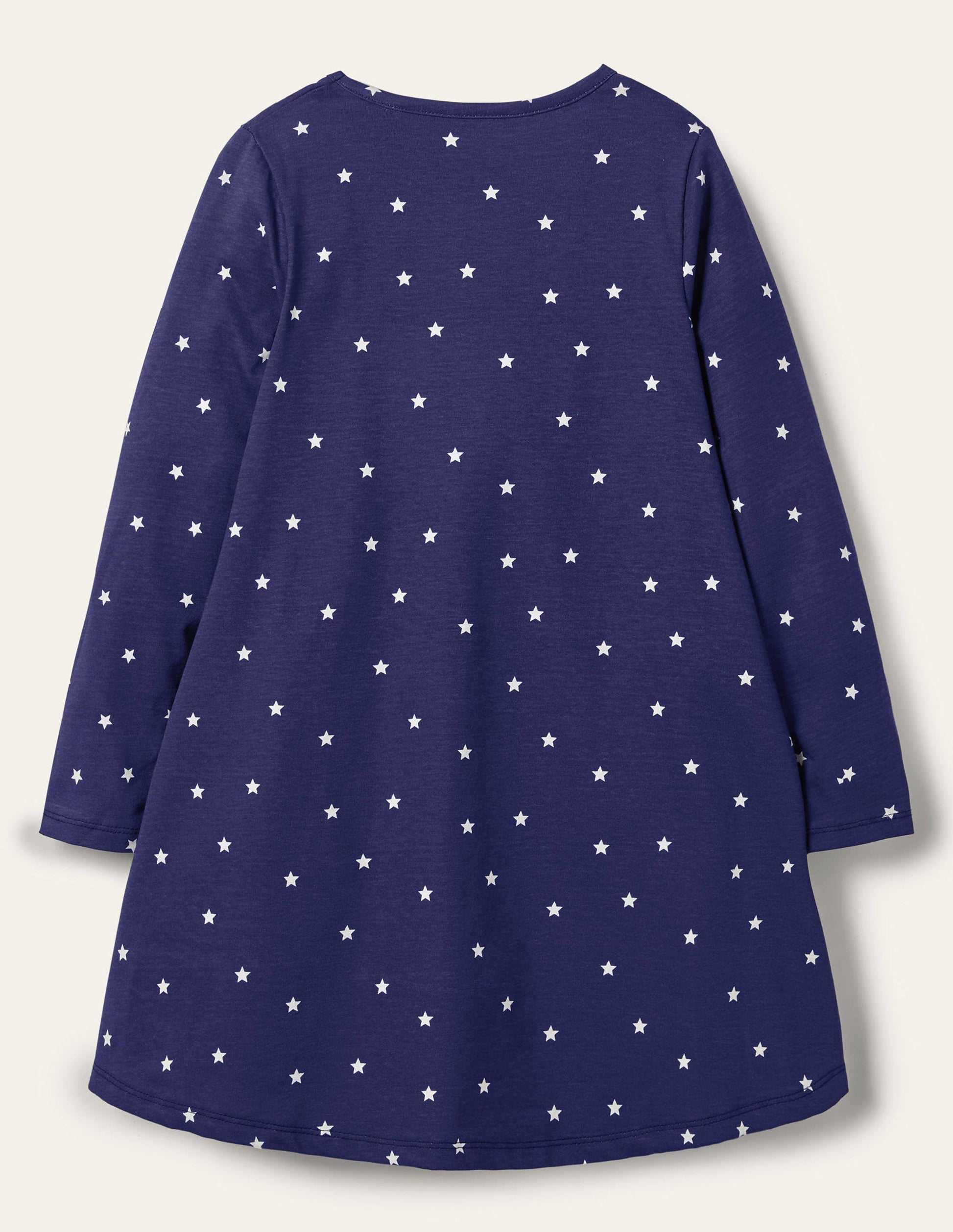 Halloween-Kleid mit Aufklappmotiv-Segelblau, Geisterhaus-2