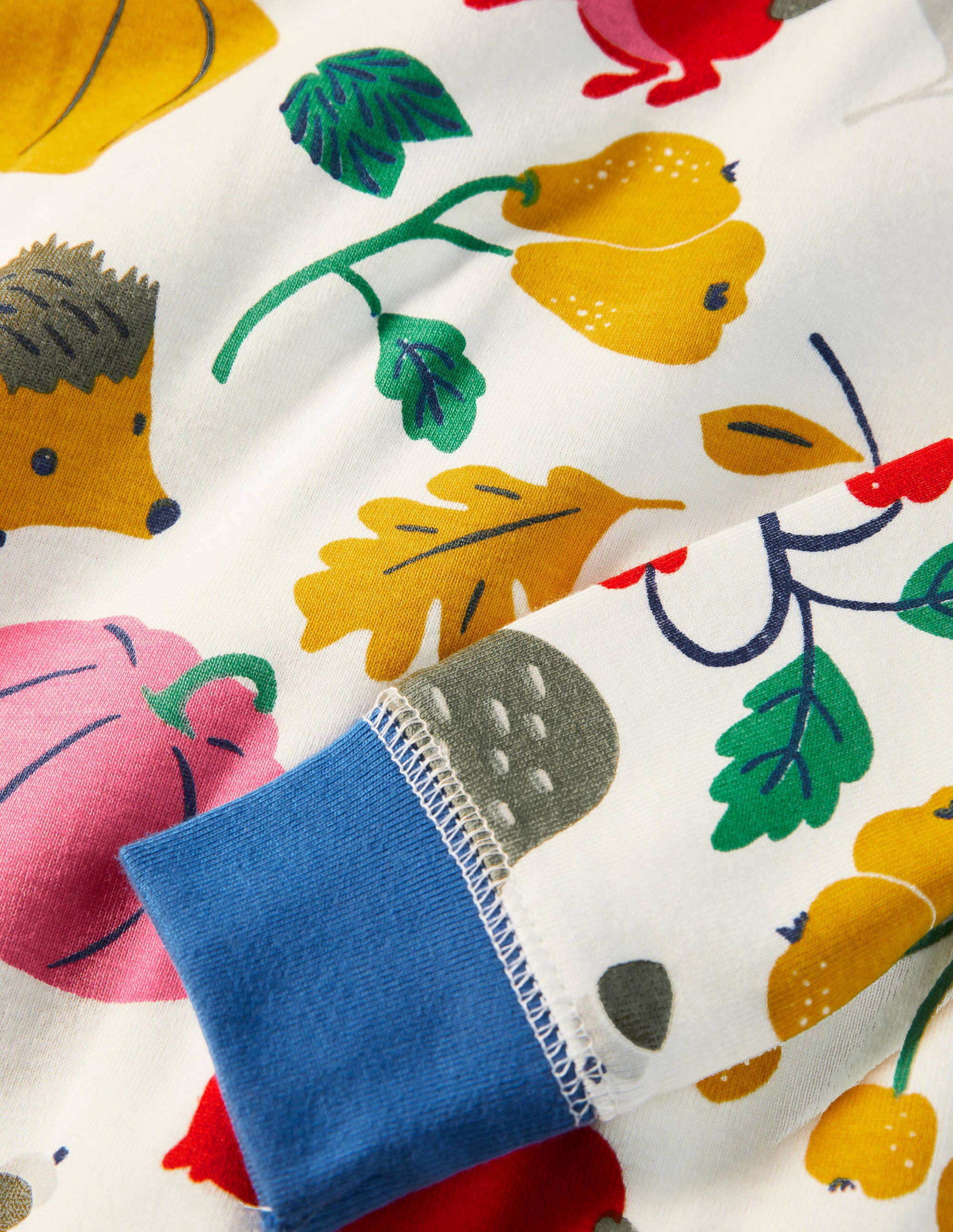 2 pyjamas douillets-Amis sylvestres ivoire/bleu - Image 3