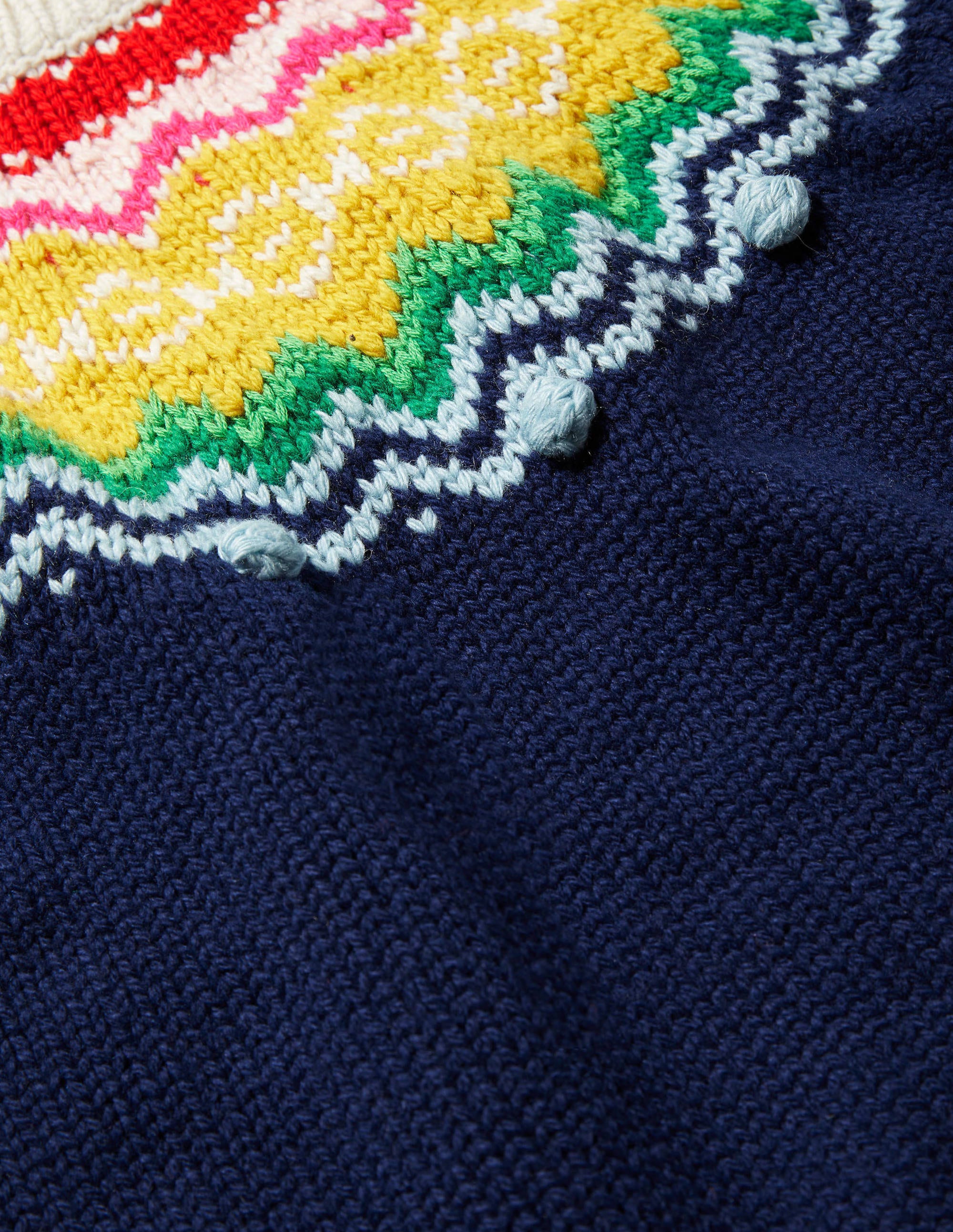 Gemütlicher Fair-Isle-Pullover-Segelblau - Image 2