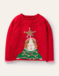 Fröhlicher weihnachtlicher Pullover-Rockabilly-Rot, Meerschweinchen