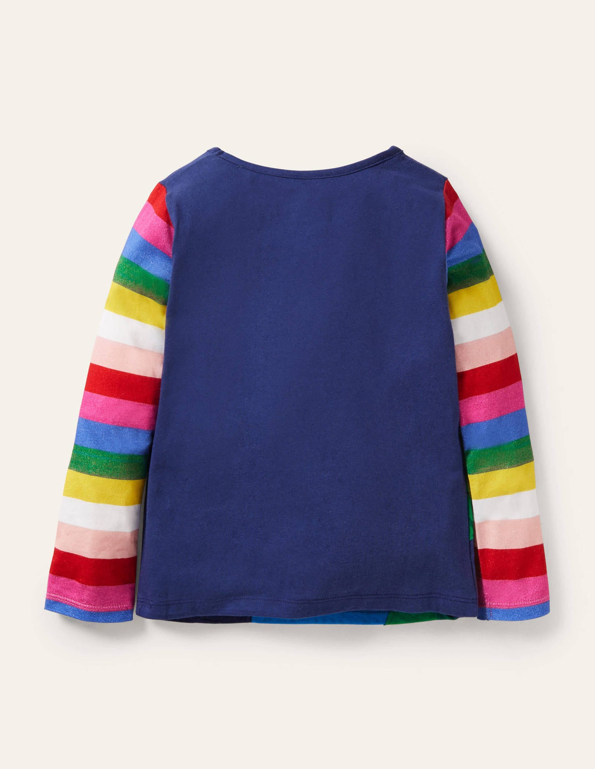 Zip Appliqué T-shirt-Starboard Blue Dragon - Image 2