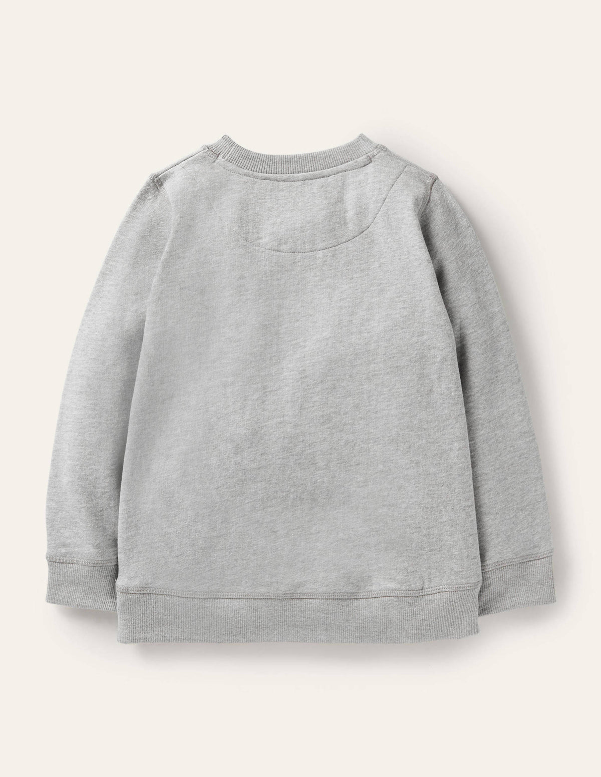 Sweatshirt mit Superstitch-Grau Meliert, Pferd - Image 2