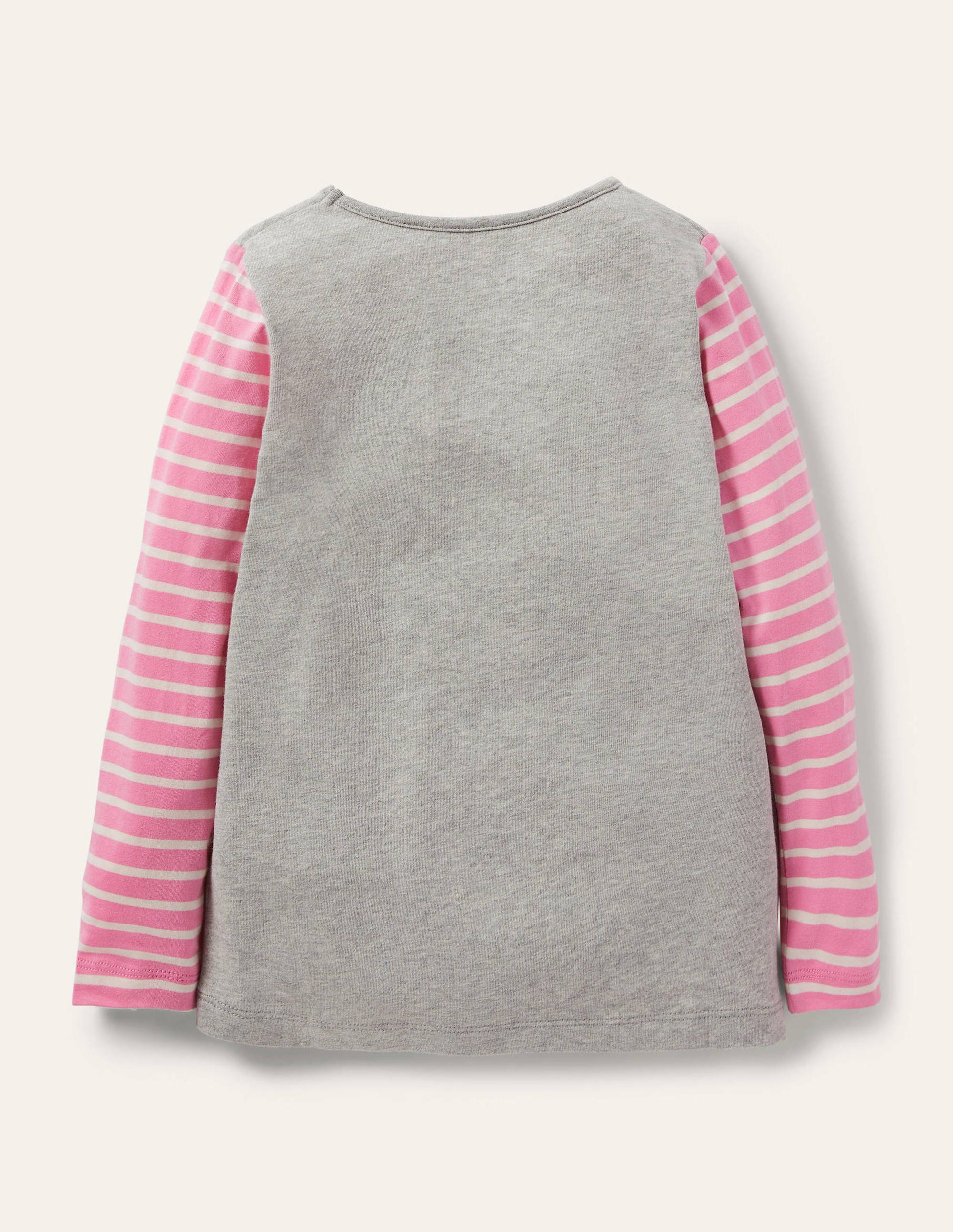 Mustermix-T-Shirt mit Tiermotiv-Grau Meliert, Schlittschuhlaufen-2